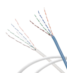 El cobre sólido libre del cable de Lan de Ethernet de la categoría 5e del cable Cat.5e FTP del halógeno bajo del humo, 4 empareja 1000 pies caja de tirón de 305 m