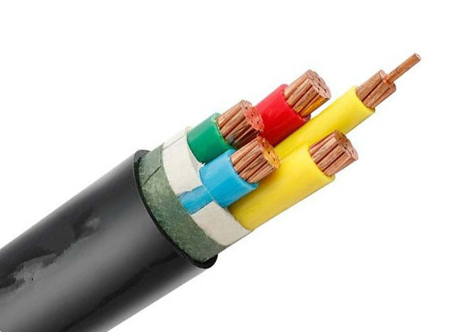 Indoor LV Armoured Mains Cable , 5 Core Pvc Armored Cable Lead Free