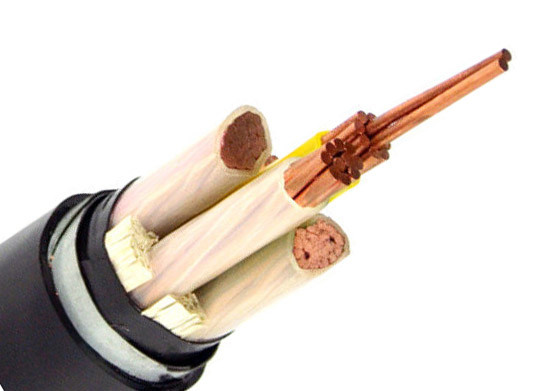 Copper Conductor LV Armoured Cable , 0.6/1 KV 3 Core Armored Cable IEC 60502-1