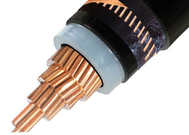Cables de transmisión medios defendidos del voltaje de la sola base N2XSY forrado PVC