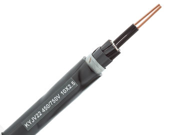 Tipo interior flexible PVC del uso KYJV22 del cable de control del aislamiento de XLPE forrado