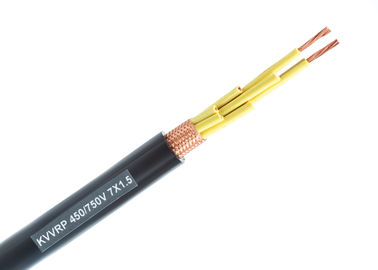 Cable de control protegido tamaño de encargo, cable de control multifilar trenzado de cobre de CY