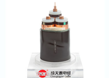 XLPE aisló el conductor de cobre (Unarmoured) medio de los cables de transmisión del voltaje 6-36 kilovoltios