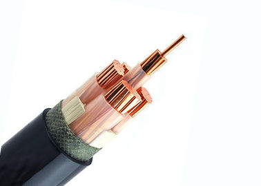 Cable acorazado de la base del negro 5, cable de la corriente eléctrica para las conexiones de Residental