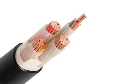 0.6/1 kilovoltios 3+1/2 de cable de cobre de la base, cable de transmisión del LV XLPE aislaron el cable eléctrico forrado PVC