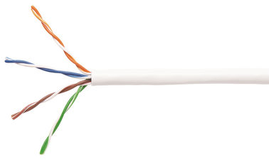 Lan de cobre Cat5e UTP de Ethernet 4 pares 24 del AWG del cable de cobre desnudo de la red 1000 pies en caja de tirón