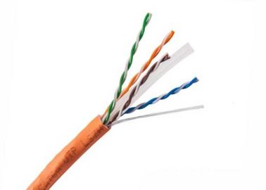 Cable de Ethernet del cobre de la chaqueta de LSZH, 4 pares del cable de la 1ra generación Cat6A UTP