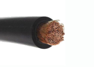 La soldadura de resistencia secundaria resistente del voltaje de la soldadura del brasion flexible negro del cable A lleva