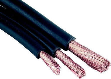 La soldadura de resistencia secundaria resistente del voltaje de la soldadura del brasion flexible negro del cable A lleva