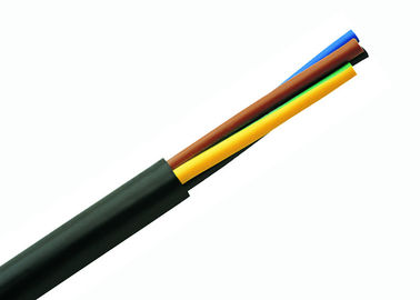 Alambre eléctrico flexible de la base multi de H05VV-F, gancho trenzado conductor de cobre fino del PVC encima del alambre