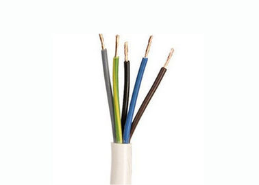 Cable de transmisión aislado PVC de la base del cable 5 del conductor de cobre para los aparatos electrodomésticos