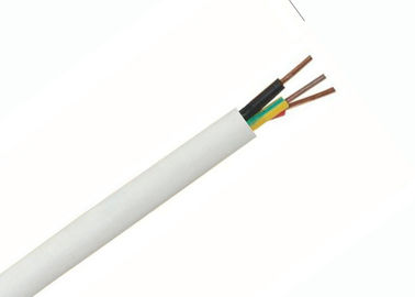 300/500V alambre eléctrico plano, cables flexibles del conductor de cobre LSZH el 100m/bobina