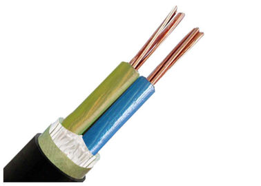 Standed redondo/formó el cable del PVC de 2 bases, cable de transmisión de dos bases ininflamable