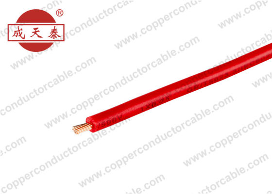 Aislamiento flexible 450/750V H0V-K del PVC de Cable del conductor de cobre de la sola base